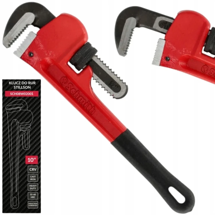 KLUCZ DO RUR STILLSON HYDRAULICZNY 250mm KLUCZ NASTAWNY 10" SCHMITH
