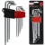 KLUCZE IMBUSOWE TORX TAMPER B.DŁUGIE IMBUS T10-T50 9szt Z OTWOREM SCHMITH