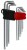 KLUCZE IMBUSOWE TORX TAMPER B.DŁUGIE IMBUS T10-T50 9szt Z OTWOREM SCHMITH
