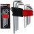 KLUCZE IMBUSOWE TORX TAMPER DŁUGIE IMBUS T10-T50 9szt Z OTWOREM SCHMITH