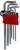 KLUCZE IMBUSOWE TORX TAMPER DŁUGIE IMBUS T10-T50 9szt Z OTWOREM SCHMITH