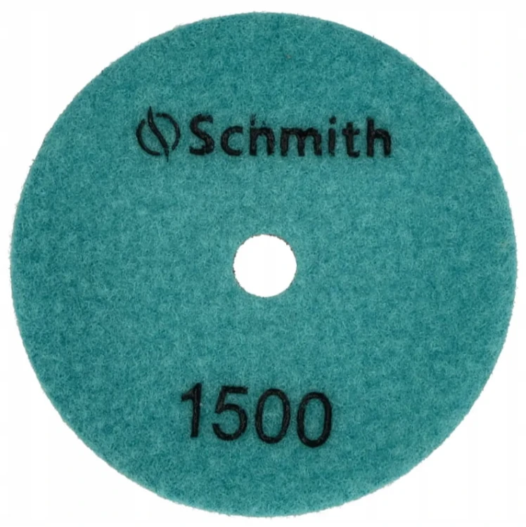 TARCZA DIAMENTOWA POLERSKA DYSK DO SZLIFOWANIA NA MOKRO 100mm #1500 SCHMITH