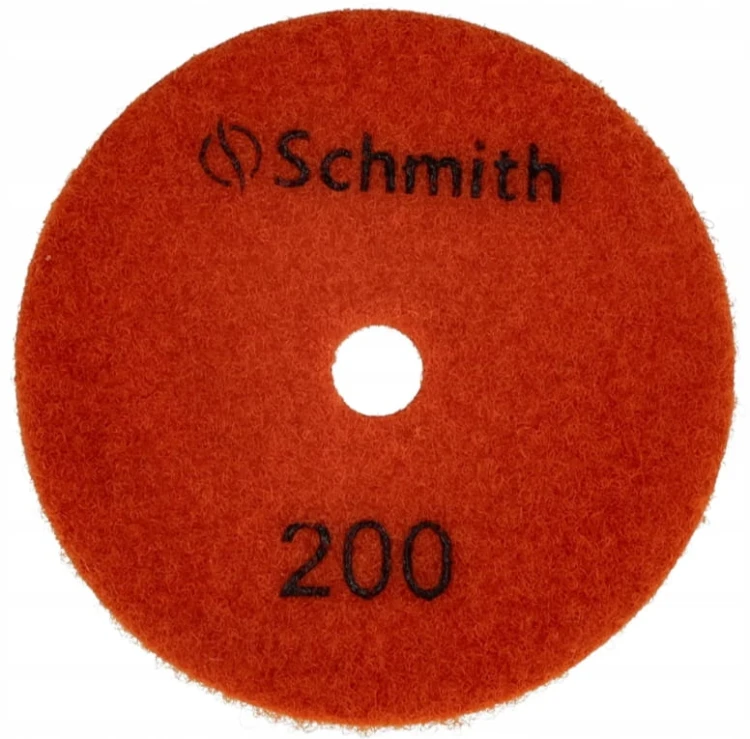 TARCZA DIAMENTOWA POLERSKA DYSK DO SZLIFOWANIA NA MOKRO 100mm #200 SCHMITH