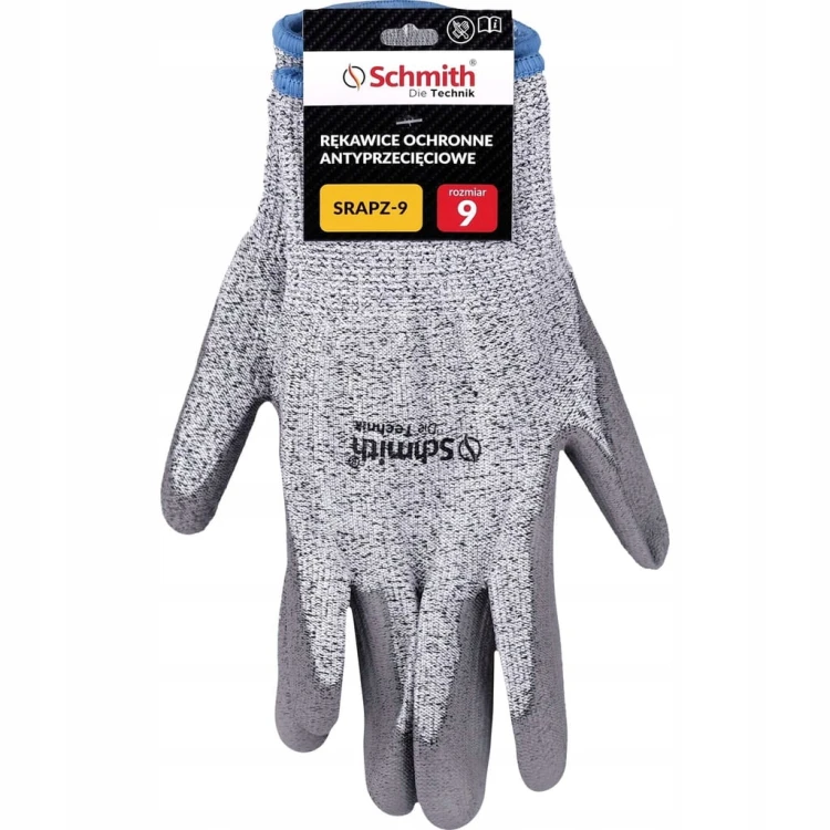 RĘKAWICE ROBOCZE OCHRONNE BHP ROZ. 9 RĘKAWICZKI ANTYPRZECIĘCIOWE SCHMITH