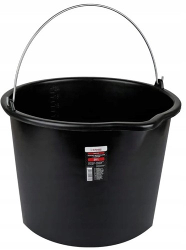 WIADRO BUDOWLANE OGRODOWE GOSPODARCZE 20L Z UCHWYTEM Z LEJKIEM SCHMITH