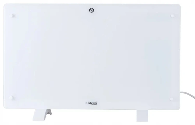 GRZEJNIK ELEKTRYCZNY KONWEKTOROWY TERMOSTAT 2000W SZKLANY PANEL SCHMITH