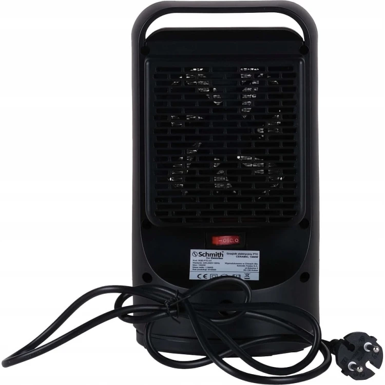 GRZEJNIK ELEKTRYCZNY FARELKA TERMOWENTYLATOR CERAMICZNY 1500W SCHMITH