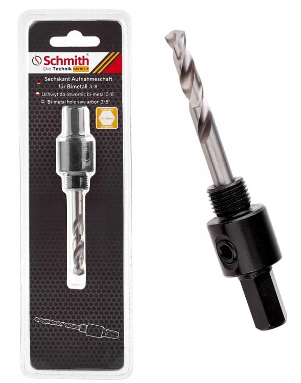 UCHWYT DO OTWORNIC BI-METALOWYCH 3/8 PASUJE OD 14-30mm SCHMITH