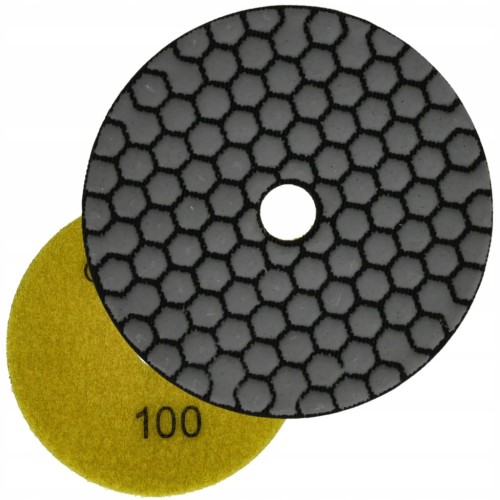 TARCZA DIAMENTOWA POLERSKA DYSK DO SZLIFOWANIA NA SUCHO 100mm #100 SCHMITH