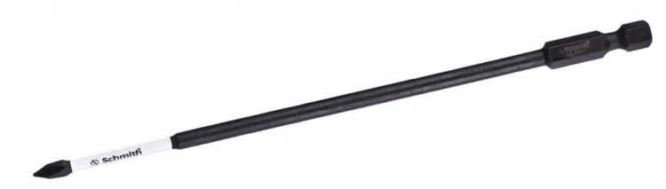 BITY UDAROWE PH1 150mm DŁUGI BIT KRZYŻOWY KOŃCÓWKA WKRĘTAKOWA 2szt SCHMITH