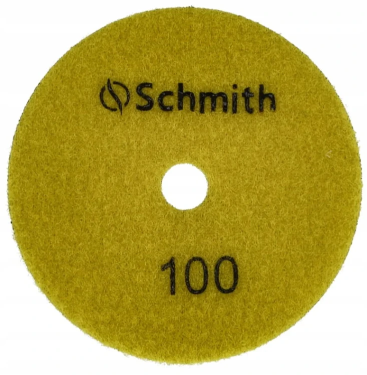 TARCZA DIAMENTOWA POLERSKA DYSK DO SZLIFOWANIA NA SUCHO 100mm #100 SCHMITH