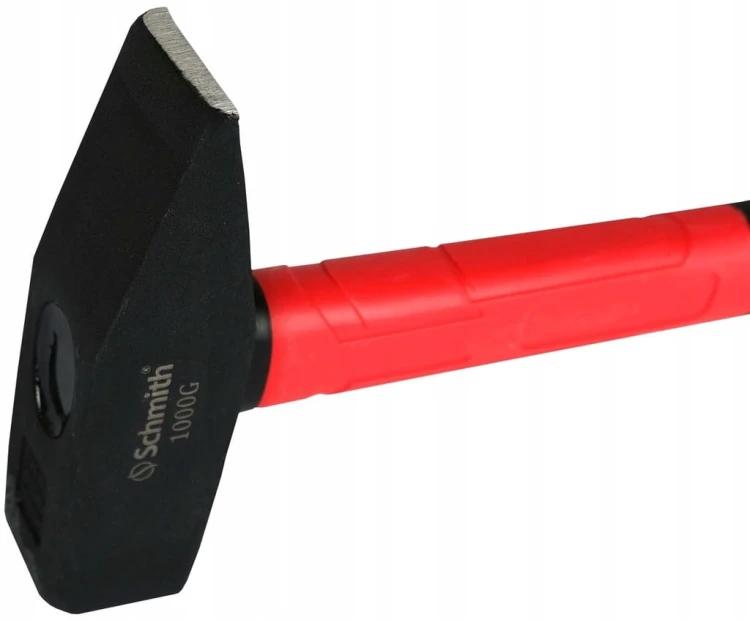 MŁOTEK ŚLUSARSKI 1000g 1kg TRZONEK FIBERGLASS WYWAŻONY TRWAŁY SCHMITH