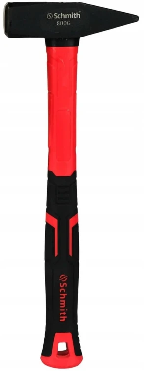 MŁOTEK ŚLUSARSKI 800g TRZONEK FIBERGLASS WYWAŻONY TRWAŁY SCHMITH
