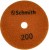 TARCZA DIAMENTOWA POLERSKA DYSK DO SZLIFOWANIA NA SUCHO 100mm #200 SCHMITH