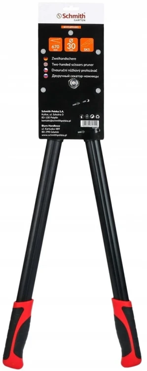 SEKATOR OGRODOWY NOŻYCE DO GAŁĘZI 670mm DWURĘCZNY NOŻYCOWY SCHMITH