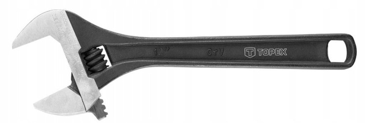 KLUCZ NASTAWNY 300 mm SZWED zakres 0-41 mm TOPEX