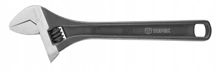 KLUCZ NASTAWNY 300 mm SZWED zakres 0-41 mm TOPEX