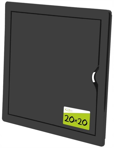 DRZWICZKI REWIZYJNE GRAFITOWE ABS 200X200 20X20