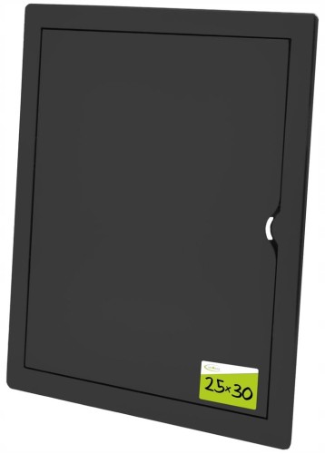 DRZWICZKI REWIZYJNE GRAFITOWE ABS 250X300 25X30