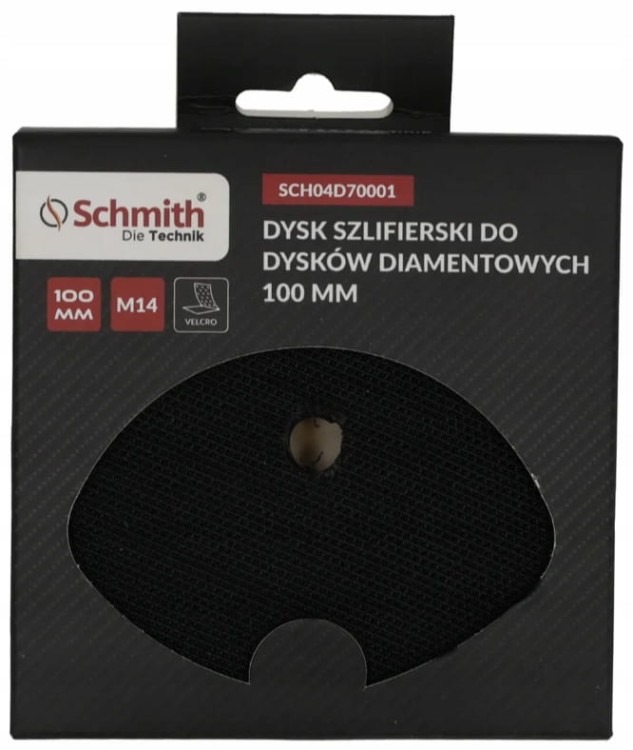 DYSK SZLIFIERSKI RZEP TARCZA DO DYSKÓW DIAMENTOWYCH 100mm M14 SCHMITH