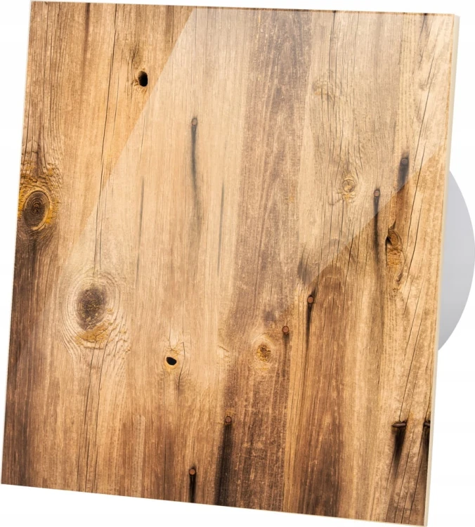 WENTYLATOR ŁAZIENKOWY SZKLANY DREWNO FI 125