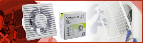 WENTYLATOR ŁAZIENKOWY DOMOWY CICHY ŚCIENNY FI 80 UNIWERSALNY DO WŁĄCZNIKA