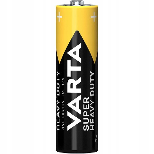 BATERIE VARTA AAA R3 1,5V CYNKOWO-WĘGLOWE PALUSZKI SUPER HEAVY DUTY 4 szt