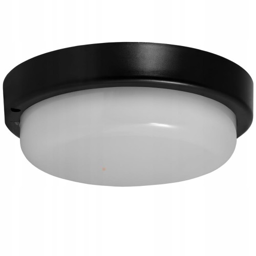 PANEL LED PLAFON OKRĄGŁY OPRAWA 18W 4000K 1750LM IP54 CZARNY