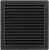 KRATKA WENTYLACYJNA Z SIATKĄ GRAFIT 17x17 FI 150