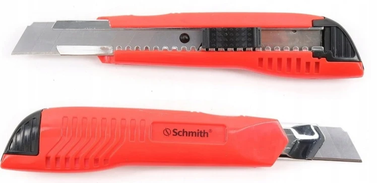 NÓŻ OSTRZE ŁAMANE DO TAPET UNIWERSAL 18mm SCHMITH