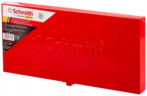 BITY KOMPLET BIT HEX TORX SPLINE ZESTAW 40szt W METALOWEJ WALIZCE SCHMITH