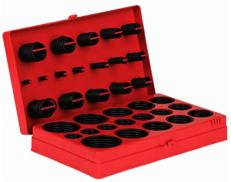 ORING ORINGI USZCZELKA OLEJOODPORNE NBR ZESTAW 419szt ORGANIZER SCHMITH