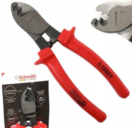 SZCZYPCE DO CIĘCIA KABLI IZOLOWANE TNĄCE 200mm SCHMITH