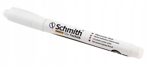 MARKER BUDOWLANY BIAŁY OLEJOWY FLAMASTER PISAK DO DREWNA BETONU SCHMITH
