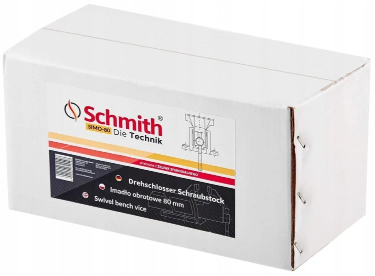 IMADŁO ŚLUSARSKIE OBROTOWE 125mm OBRÓT 360 ŻELIWNE MOCNE SCHMITH