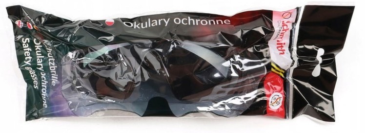 OKULARY OCHRONNE ROBOCZE CZARNE BHP PRZECIWODPRYSKOWE SCHMITH