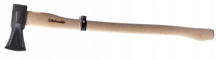 SIEKIERA ROZŁUPUJĄCA Z KLINEM 2KG DŁUGA 80cm DREWNIANY TRZONEK SCHMITH