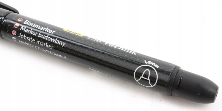 MARKER BUDOWLANY CZARNY FLAMASTER PISAK PERMANENTNY SCHMITH