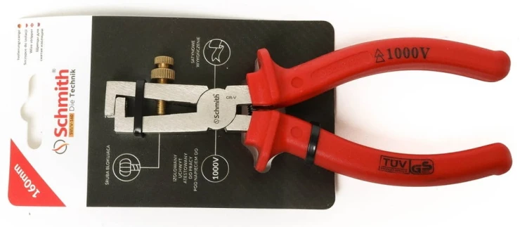SZCZYPCE ŚCIĄGACZ DO IZOLACJI 160mm IZOLACJA DO 1000V TUV SCHMITH