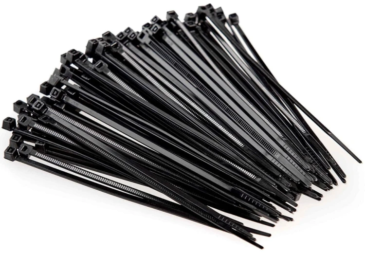 TRYTKI OPASKI ZACISKOWE KABLOWE 2,5x200 NYLONOWE CZARNE 100szt SCHMITH