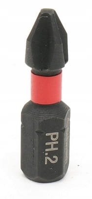 BITY UDAROWE PH2 25mm ZESTAW 20szt BIT KRZYŻOWY KOŃCÓWKA ETUI SCHMITH