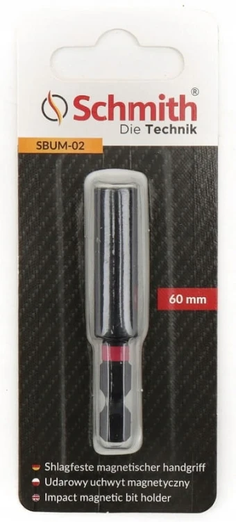 UCHWYT DO BITÓW MAGNETYCZNY UDAROWY HEX 1/4 60mm SCHMITH