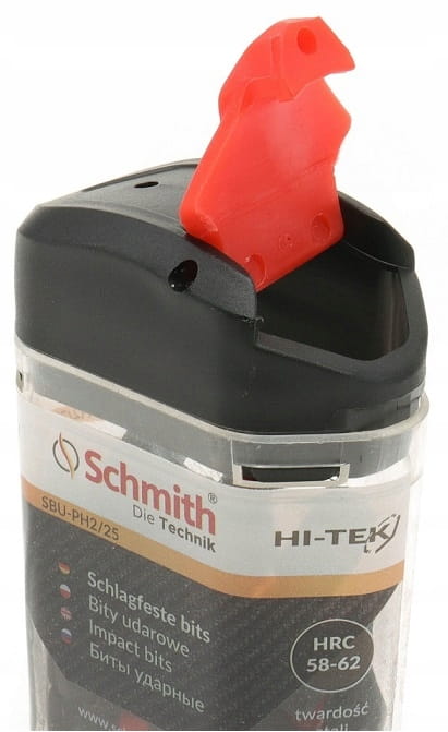 BITY UDAROWE PH1 25mm ZESTAW 20szt BIT KRZYŻOWY W ETUI SCHMITH
