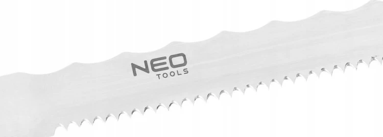 NÓŻ DO CIĘCIA WEŁNY MINERALNEJ STYROPIANIU WATY 415mm DWA OSTRZA NEO