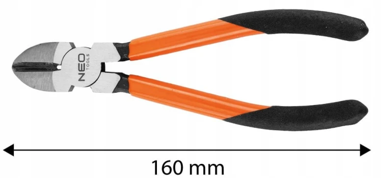 SZCZYPCE BOCZNE UNIWERSALNE 160 mm OBCINACZKI TNĄCE NEO