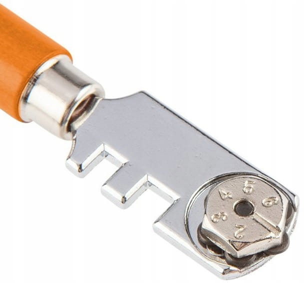 NÓŻ DO CIĘCIA SZKŁA SZYB 130mm 6 KÓŁEK TNĄCYCH WĘHLIK SPIEKANY NEO