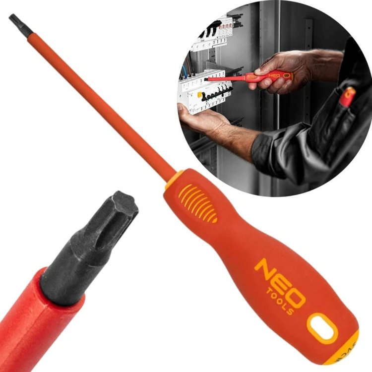 WKRĘTAK ŚRUBOKRĘT TORX DLA ELEKTRYKA T25 IZOLACJA 1000V NEO