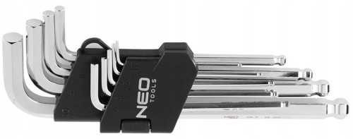 KLUCZE IMBUSOWE HEX IMBUS 1,5-10 MAGNETYCZNY ZESTAW 9szt Z KULKĄ NEO