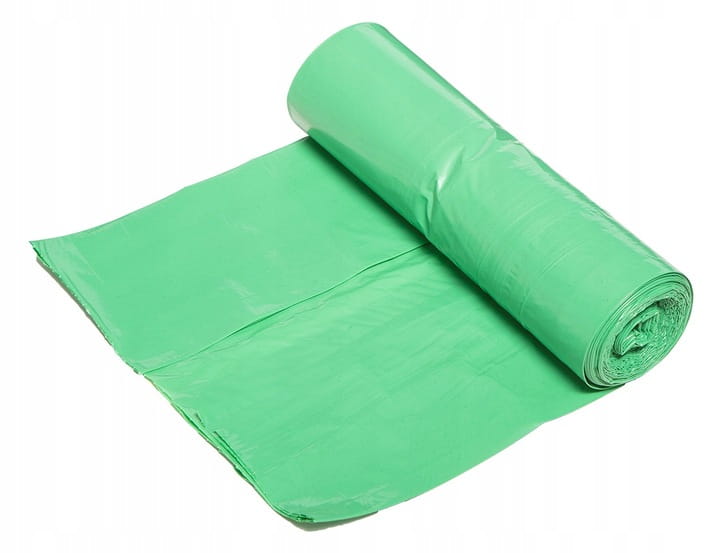 WORKI NA ODPADY ŚMIECI 200L LDPE ZIELONE Z TAŚMA 10szt UNIWERSALNE NEO
