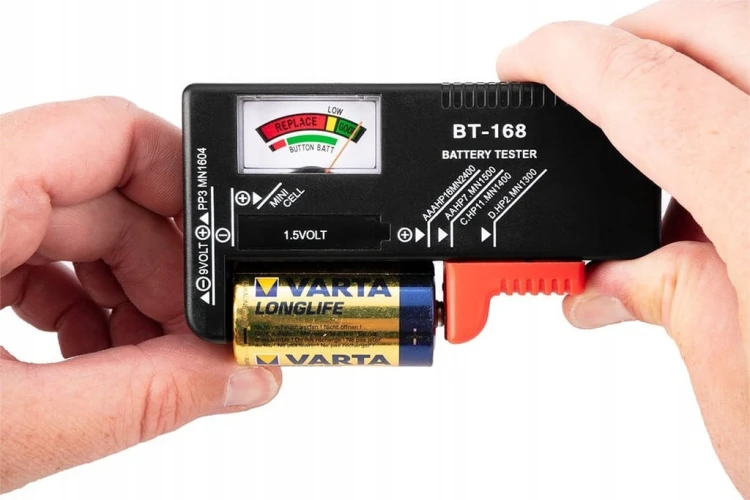 TESTER MIERNIK DO BATERII AKUMULATORÓW ANALOGOWY BATERIA AA AAA R14 R20 NEO